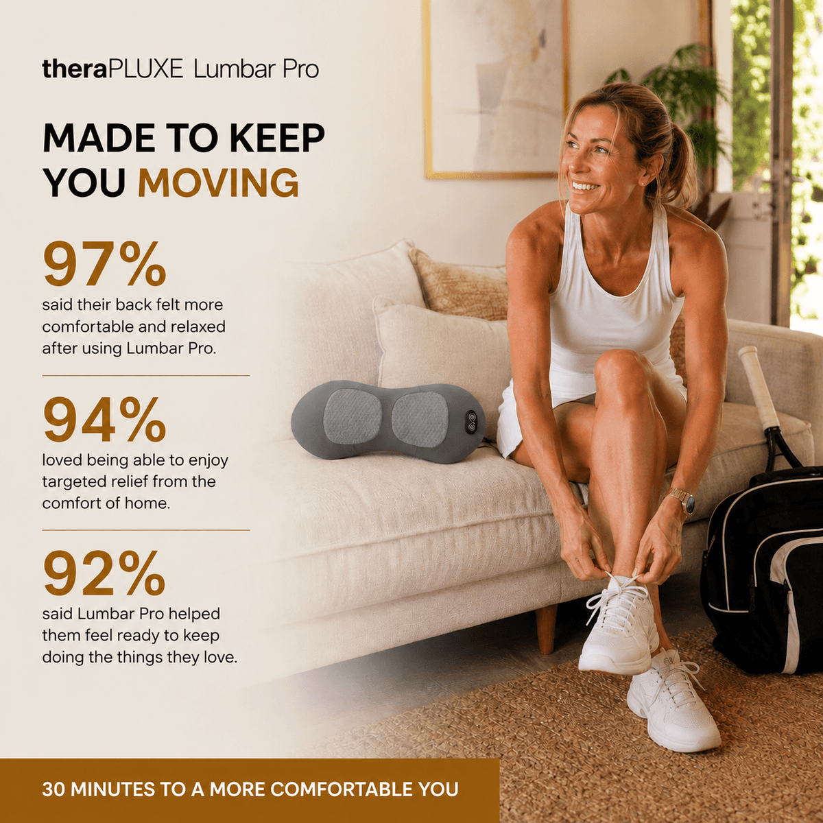 theraPLUXE™️ Lumbar Pro Massager